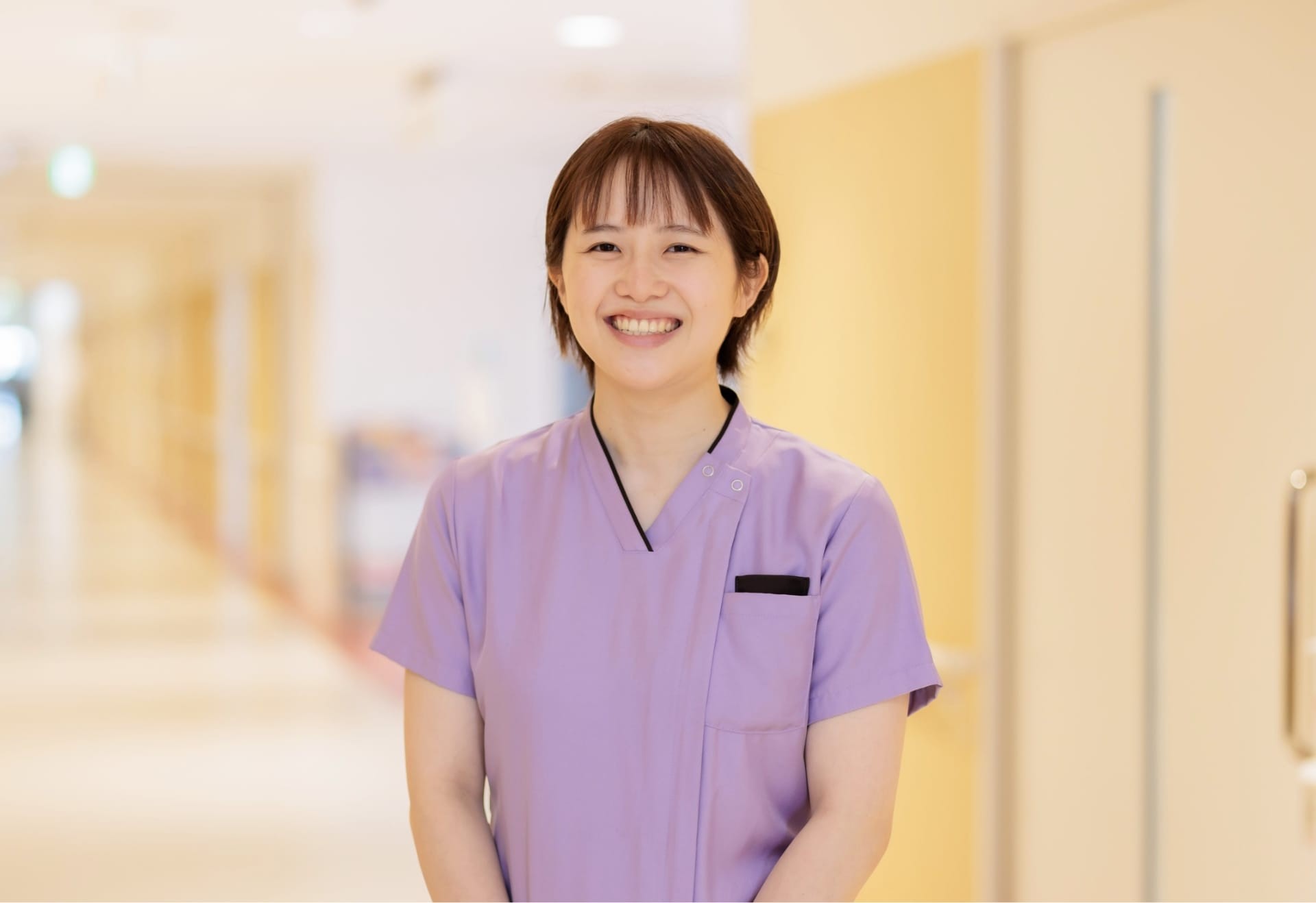 様々な病状の患者さんが多く、看護師として大きく成長できます。